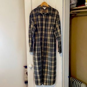 COS flannel Shirt Dress